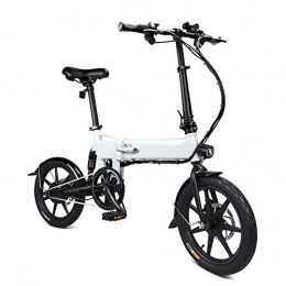 COUYY Bike COUYY 16 Inch Foldable Light Electric Bicycle Folding Power Bike Electric Bicycle Electric Moped Electric Bicycle 250W Brushless Motor 36V 7.8AH, 2