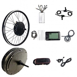 CRMY Electric Bike CRMY E-bike Kit 48V 500W 20" / 24" / 26" / 27.5" / 28" / 29" / 700C Front Motor Wheel Electric Bicycle Conversion Motor Kit E-Bike Cycling With KT-LCD7 Display (Size : 48V29 inch)
