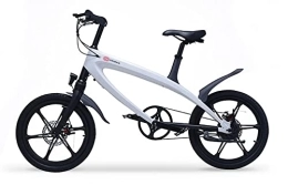 Cruzaa Bike Cruzaa E Bike Pedal-assist Bluetooth Electric Bike Racing White - Up to 60km Range