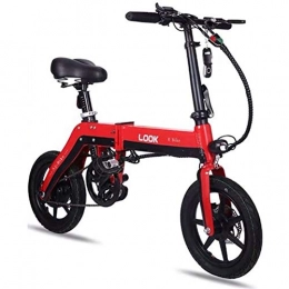 CXYDP Folding Electric Bikes with 250W 36V 8AH Lithium-Ion Battery Electric City Bicyclefor Adult Sports Cycling Travel Commuting,Red