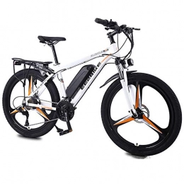 CYC Electric Bike CYC Electric Bicycle 26 Inches Adult Mountain Bike Aluminum Alloy 27 Speed 350w Motor 36v / 8ah Lithium-ion Battery Max Speed 35km / h 3 Riding Modes Portable Bicycle for Commuter Travel, White