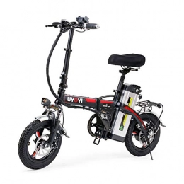 CYC Electric Bike CYC Folding Electric Bike 14inch Electric Bicycle 3 Riding Modes with Dual Disc Brakes 48v / 18ah Speed 35km / h Lcd Removable Battery 400w Brushless Gear Motore Bike Suitable for Adults for Men Women