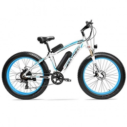 Cyrusher  Cyrusher Extrbici XF660 48V*500W Mans Electric Bike Mountain Bike Powerful motor 7 Speeds Electric Bicycle Disc Brakes (blue)
