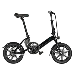 FIIDO FIIDO ELECTRIC BIKE Electric Bike D3 PRO Electric Bike, Foldable Aluminum Alloy Light Portable Fashion Ebike for Man And Woman, Outdoor Cycling E-Bike, 14" 36v 7.5ah 60km 18kg (Black)