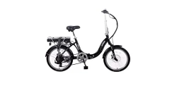 Dallingridge Bike Dallingridge Oxford Folding Electric Bike 20" Wheel 6 Speed 36v Gloss Black (8.8ah)