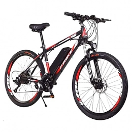 DDFGG Electric Bike DDFGG Electric bicycle 26 inches, with 36v 8ah battery, with front fork suspension and lighting, off-road tire disc brake mountain bike