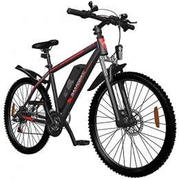 DDFGG Electric Bike DDFGG Electric Bike, 350W 26'' Electric Bicycle E-bike With Removable 36V / 10Ah Lithium-Ion Battery For Adults, 21 Speed Shifter(Color:black)