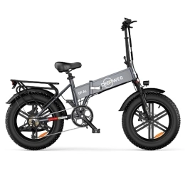DEEPOWER  DEEPOWER A1 Electric Bicycle for Adults, 250W Motor, Foldable 20" x 4.0 Fat Tire Electric Bike, 25KM / H, 48V 20AH Removable Battery, 7-Speed Gears, Disc Oil Brakes, Mountain Ebike (Gray)