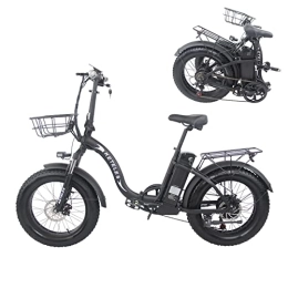 DFERTG Bike DFERTG Electric Bikes，ebike，20 * 4''electric Bikes For Adults，With 48V 18Ah Removable Battery ，electric Bike，e Bike，electric Mountain Bike，e Bikes For Men