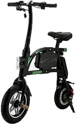 dh-2 Portable Smart Electric Bicycle,City Speed Bike Handlebars Foldable With LED Light Travel Pedal Small Battery Car