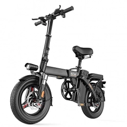 DKZK Bike DKZK Folding Electric Bikes For Adults E Bike With 48V Removable Lithium Battery, 280W Stable Brushless Motor And 7 Speeds Support Professional Gear Endurance 500km
