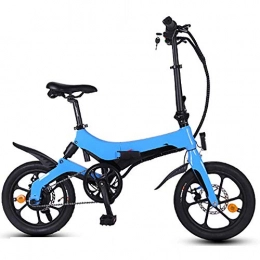 Dljyy Electric Bike Dljyy Folding Electric Bike Lightweight Foldable Compact eBike For Commuting Leisure - 2 Wheels, Rear Suspension Pedal Assist Unisex Bicycle 250W / 36V, 2