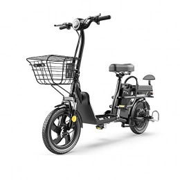 DODOBD Electric Bike DODOBD Electric Bike for Adult, Ebike High Carbon Steel Frame 14'' Electric Bicycle 350W High Speed Motor Automotive S-class Lithium Battery with Burglar Alarm