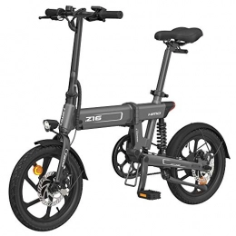 Doorslay Bike Doorslay Z16 16 Inch Folding Power Assist Electric Bicycle Moped E-Bike 80KM Range 10AH