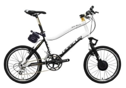 Dorcus Bike Dorcus DC-1 Emotion 20G 20 Inch Electric Bicycle Black / White 24 V / 11.6 Ah Battery