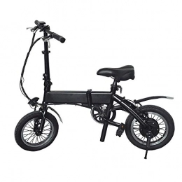 Dpliu-HW Electric Bike Dpliu-HW Electric Bike Electric Bike 14 inch electric two-wheel folding pedal bicycle / lithium battery travel bicycle can be placed in the trunk (Color : A)
