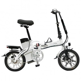Dpliu-HW Electric Bike Dpliu-HW Electric Bike Electric Bike 14 inch multi-function 48V25A 100 km electric car folding lithium battery bicycle light and environmentally friendly (Color : A)
