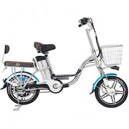 Dpliu-HW Electric Bike Dpliu-HW Electric Bike Electric Bike multi-function pedal 48V lithium battery bicycle 16 inch aluminum alloy adult battery car (Color : A)