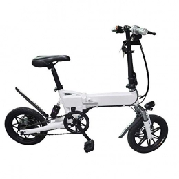 Dpliu-HW Electric Bike Dpliu-HW Electric Bike Electric Bike12 inch two-wheeled portable folding electric power bicycle / body waterproof small travel generation car battery car (Color : A)