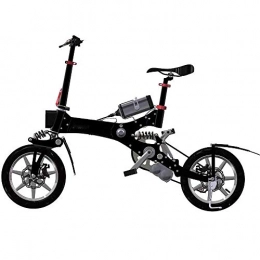 Dpliu-HW Electric Bike Dpliu-HW Electric Bike Electric Bike14 inch aluminum alloy without welding electric bicycle electric bicycle adult two-wheel folding electric vehicle (Color : A)