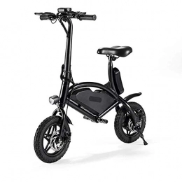 Dpliu-HW Electric Bike Dpliu-HW Electric Bike Folding Electric Bicycle Lithium Battery Moped Mini Battery Car Small Electric Car for Men and Women (Color : Black)