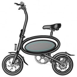 Dpliu-HW Electric Bike Dpliu-HW Electric Bike Folding Electric Car Electric Bicycle Parent-Child Small Mini Battery Car Lithium Battery Adult New Bicycle 36V (Color : Black)