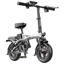 DREAMyun Bike DREAMyun Electric Bike Folding E-bike for adults, 14inch Wheel, Pedal Assist Commuter Cycling Bicycle, Max Speed 25km / h, Motor 400W / 48V Rechargeable Lithium Battery, 40km