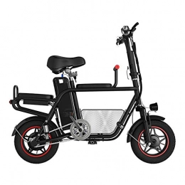 ZQYR Bike Electric Bike E-Bike Foldable Electric Bike with Front LED Light 37Km / h, 48V 8A 580W High Speed Brushless Motor, Front And Rear Mechanical Disc Brakes, Cruising Range: 35 km, Black