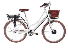 E-Plus Electric Bike E-Plus Breeze Ladies Step Through Dutch Style Heritage Electric Bike, 26" Wheel, 7Ah - Cream
