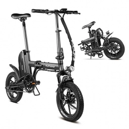 Eahora Rocket-1 Electric Folding Bike, 14'' Electric Bike with Removable 36V 13Ah Lithium-Ion Battery 250W Motor for Adults