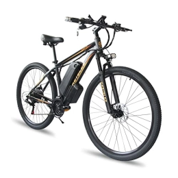 BYINGWD Electric Bike Ebike, Electric Bicycles, Adult Electric Bicycles, Electric Mountain Bikes，26’’ Electric Bikes For Adults, Electric Bicycle E-bike ，21-speed (Black)