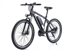 BHPL Bike Ebike Electric Bike for Adults Mountain Bicycle Beach Dirt Bike 26" 350W 10.5AH 48V with Shimano 21 Speeds Removable Lithium Battery