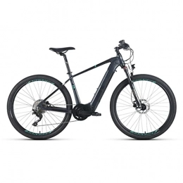 HMEI Electric Bike EBike Electric Mountain Bikes for Adults 27.5'' Electric Bike 240W Ebike 15.5MPH with 36V12.8Ah Hidden Removable Lithium Battery Moped Bicycle (Color : Black blue)