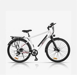 RDJM Electric Bike Ebikes, Adult Electric Mountain Bike, 36V Lithium Battery Aluminum Alloy Retro 6 Speed Electric Commuter Bicycle, With Multifunction LCD Display (Color : A, Size : 14AH)