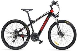 RDJM Electric Bike Ebikes, Adult ForElectric Bikes, Aluminum Alloy Ebikes Bicycles all Terrain, 27.5" 48V 17Ah Removable Lithium-Ion Battery Mountain Ebike For Mens (Color : Red)