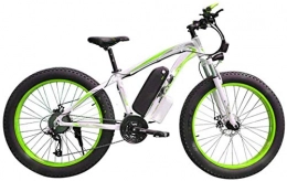 ZMHVOL Bike Ebikes, Electric Bicycle Snow, 4.0 fat Tire Electric Bicycle Professional 27 Speed Transmission Gears disc brake 48V15AH lithium battery suitable for 160-190 cm Unisex ZDWN