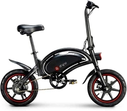 RDJM Electric Bike Ebikes, Electric Bike for Adults Folding Bicycle 50Km Mileage 6Ah Lithium-Ion Batter 3 Riding Modes 240W Max Speed 25Km / H E-Bike