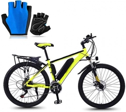 ZMHVOL Bike Ebikes, Electric Bikes for Adult Magnesium Alloy Ebikes Bicycles All Terrain 26" 36v 350w 13ah Removable Lithium-ion Battery Dual Disc Brake 27 Gear Lever Mountain Ebike Suitable for Men women ZDWN