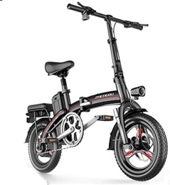 RDJM Electric Bike Ebikes, Fast Electric Bikes for Adults Small Electric Bicycle for Adults, Folding Electric Bike, Commute Ebike with Frequency Conversion High-speed Motor, City Bicycle Max Speed 20 Km / h ( Size : 200km )