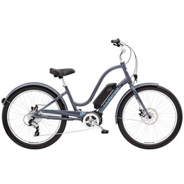 Electra Townie GO! 8D E-Bike Women's Bicycle 26 Inch 250 W Bosch Motor 8 Speed Electric 25 km/h, 5684Ladies, Design Cosmic Grey - Grey Blue