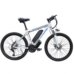 Macro Bike Electric Bicycle 26'' Electric Mountain Bike Pedals-free Removable Large Capacity Lithium-Ion Battery 48V 350W Electric Bike 21 Speed Gear shock absorption Three Working Modes, 2