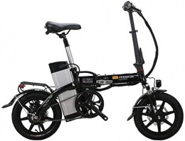 LAZNG Electric Bike Electric bicycle Electric Bicycles with Removable 48V Lithium-Ion Battery Foldable 12 Inch Wheels Power Assist Portable Silent Motor Electric Bike for Adult Easy to Store E-Bike ( Size : 95to100KM )