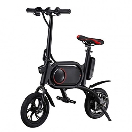 MoMi Bike Electric Bicycle Foldable Double Disc Brake 12 Inch Mini Portable Adult Electric Car