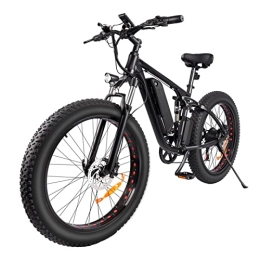Electric oven Bike Electric Bicycle for Adults, 26" Fat Tire Electric Mountain Bike 1000W Ebike 48V17Ah Removable Lithium Battery Equipped Brushless Motor 28 MPH Bike