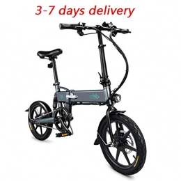 Deliya Electric Bike Electric bicycles, folding electric bicycles for adults 250W 36V, 16-inch tires with LCD display and lightweight, suitable for men, women, urban commuter, fast delivery