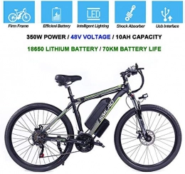NAYY Electric Bike Electric Bicycles for Adults, 360W Aluminum Alloy Ebike Bicycle Removable 48V / with 10Ah Lithium-Ion Battery Mountain Bike / Smart Mountain Bike (Black Blue, 26inx17in)