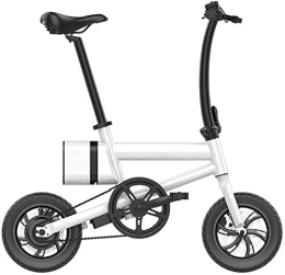 Generic Electric Bike Electric Bike 12" Foldaway, 36V / 6AH City Electric Bike, 250W Assisted Electric Bicycle Sport Mountain Bicycle with Removable Lithium Battery Three Working Modes Electric Bicycle for Adults