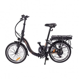 WHBSZCDH Electric Bike Electric Bike, 20 inch Foldable and Commuting E-Bike, 250W Motor with a 36V 10Ah Lithium Battery, Max Speed 25km / h City Electric Bicycle for Adults