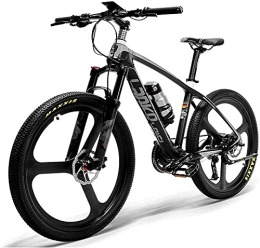 CASTOR Electric Bike Electric Bike 26'' Electric Bike Carbon Fiber Frame 300W Mountain Bikes Torque Sensor System Oil And Gas Lockable Suspension Fork City Adult Bicycle Ebike