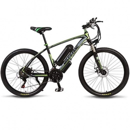 Electric bike, 26 inch 36V 350W 10.4AH 21 speed Aluminum alloy electric bicycle mountain bike Ebike Brushless motor lithium batte, Road Bicycle-green
